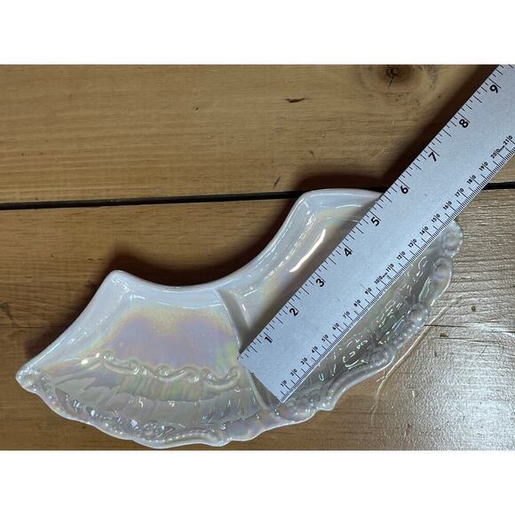 Vintage 4 Piece Divided Fruit Serving Tray dipping bowl.Kitchen Marked Cali. USA - Picture 9 of 9